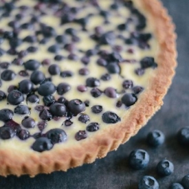 Nordic Blueberry Tart with Rye