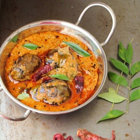 Hyderabadi Tempered Eggplants