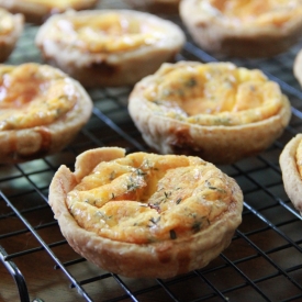 Smoky Cheddar Cheese Pies