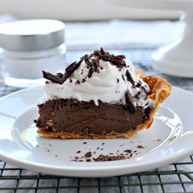 Chocolate Creme Pie w/ Coconut Whip