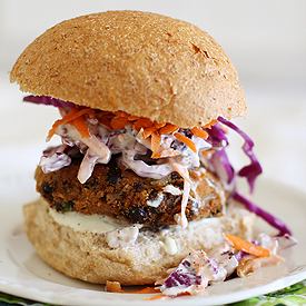 Sweet Potato Black Bean Burgers