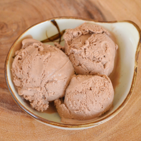 Smoked Chocolate Ice Cream