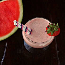 Watermelon Strawberry Lassi