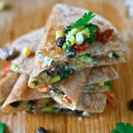 Cowboy Caviar Quesadillas