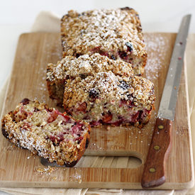 Plum-Blackberry Cream Cheese Bread