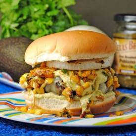 Loaded Salsa Burgers