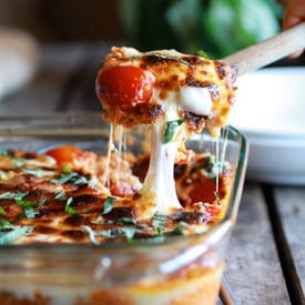 Caprese Quinoa Bake