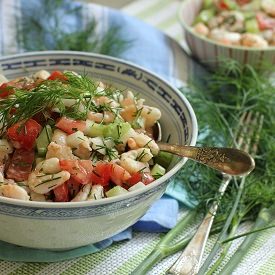 Shrimp Salad w/ Lemon Dill Dressing