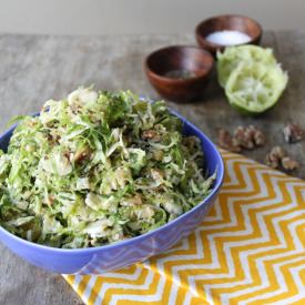 Shaved Brussels Sprouts Salad