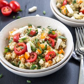 Greek Tomato-Feta Quinoa Salad