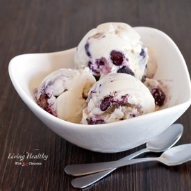 Blueberry Cheesecake Ice Cream