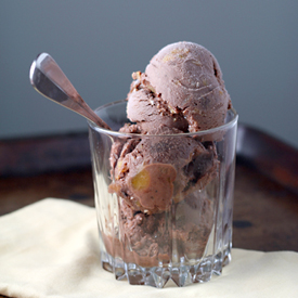 Chocolate Apricot Torte Ice Cream