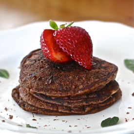 Grain-Free Chocolate Pancakes