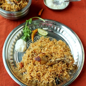 Anjappar Style Chicken Briyani