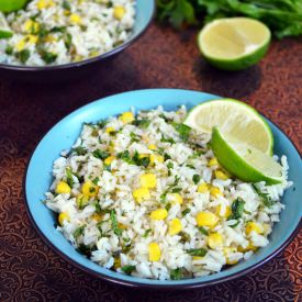 Lime-Cilantro Rice with Corn