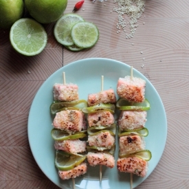 Salmon Kebabs