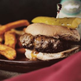 Sausage Burgers with Sriracha-Honey