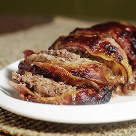 Bacon-Wrapped Meatloaf