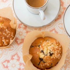 Dark Chocolate & Bergamot Muffins