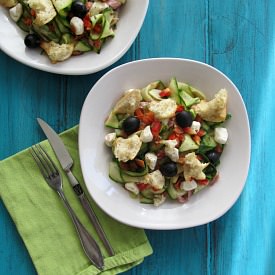 Zucchini Pizza Salad