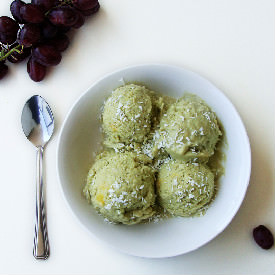 Vegan Tropical Avocado Ice-Cream!