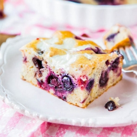 Cream Cheese Cherry & Berry Cake