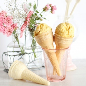 Peach Honey Ice Cream