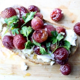 Grapes on Toast