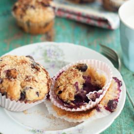 Blueberry Lemon Yogurt Muffins