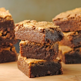 Peanut Butter Swirl Brownies