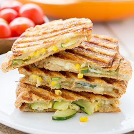 Zucchini & Corn Panini