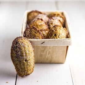 Rustic Pistachio Madeleines