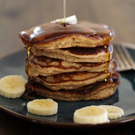 Banana Bread Almond Flour Pancakes