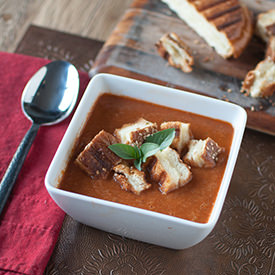 Fire Roasted Tomato Basil Soup