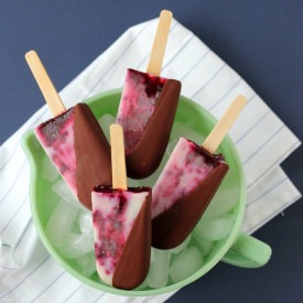 Blackberry Buttermilk Popsicles