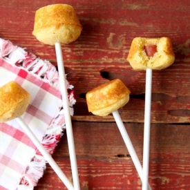 Mini Corn Dog Pops