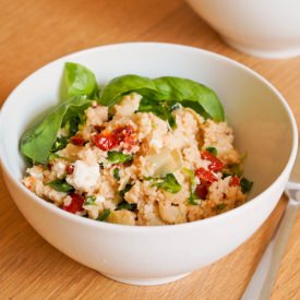 Couscous with Tomatoes, Artichokes