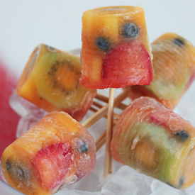 Fruit Popsicles Only 33 Calories