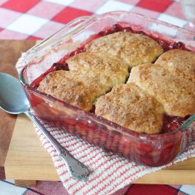 Sour Cherry Cobbler