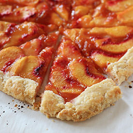 Peach Crostata