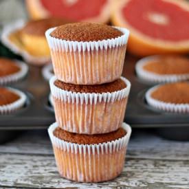 Grapefruit Sponge Cupcakes