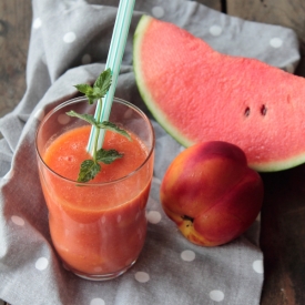 Watermelon Peach Smoothie