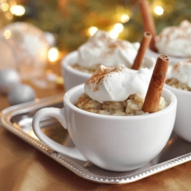 Eggnog Rice Pudding