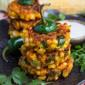 Jalapeno Popper Corn Fritters