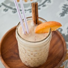 Peach Chai Frozen Yogurt Shake