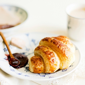 Rhubarb Croissants