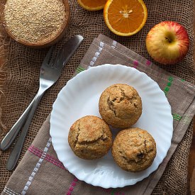 Orange Raisin Wheat Muffin