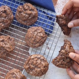 Triple Chocolate Cookies