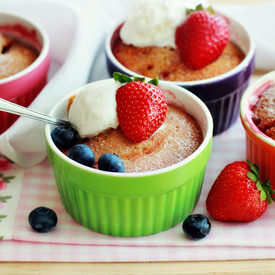 Individual Fruit Cobblers