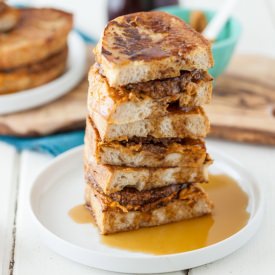 Vegan Sausage French Toast Sandwich